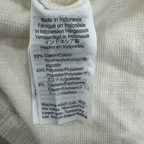 Madewell Texture & Thread Tank Top size Medium, Off white - Picture 4 of 4